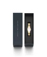 Daniel Wellington Women's Iconic Link Gold-Tone Stainless Steel Watch 28mm