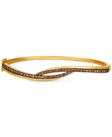 Le Vian Chocolatier Chocolate Diamond Swoop Bangle Bracelet (1-1/4 ct. t.w.) in 14k Gold