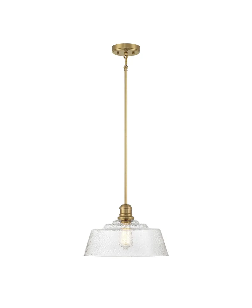 Trade Winds Lighting Trade Winds Finn 1-Light Pendant in Natural Brass