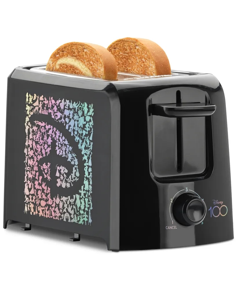 Disney 100 Stainless Steel Two-Slice Wide-Slot Toaster