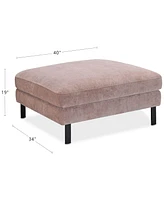 Closeout! Kathya 40" Fabric Cocktail Ottoman, Created for Macy's