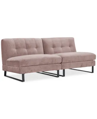 Closeout! Kathya 80" 2-Pc. Fabric Modular Sofa, Created for Macy's