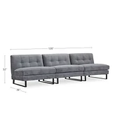 Closeout! Kathya 120" 3-Pc. Fabric Modular Sofa, Created for Macy's