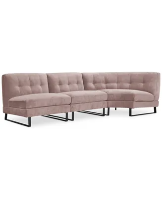 Closeout! Kathya 117" 3-Pc. Fabric Modular Sectional, Created for Macy's