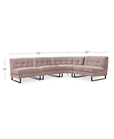 Closeout! Kathya 157" 4-Pc. Fabric Modular Sectional, Created for Macy's