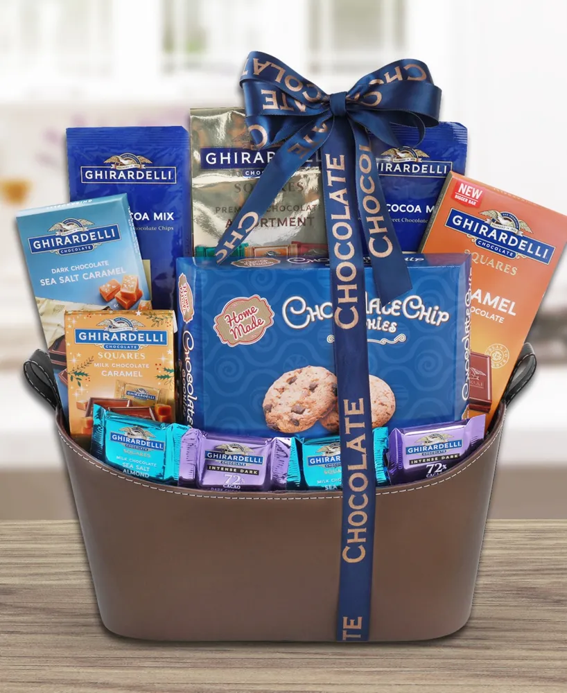 Alder Creek Gift Baskets Ghirardelli Chocolate Gift Basket