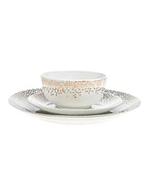 Godinger Alora Glam 16-Piece Dinnerware Set, Service for 4