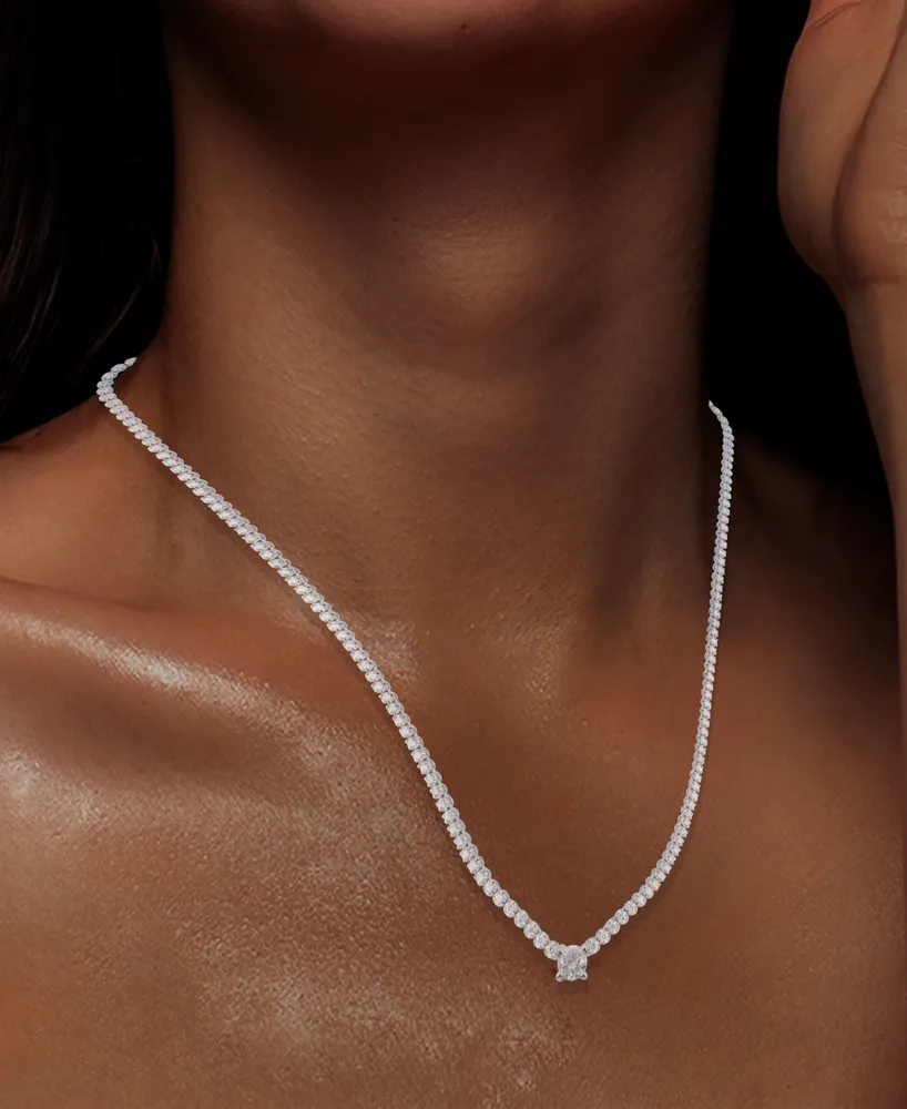 Diamond 16-1/2" Tennis Necklace (2-1/2 ct. t.w.) in 14k White Gold