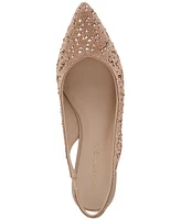 Madden Girl Deviin-r Rhinestone Pointed-Toe Slingback Flats