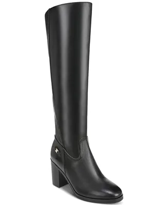 Giani Bernini Women's Odettee Memory Foam Block Heel Knee High Riding Boots, Created for Macy's