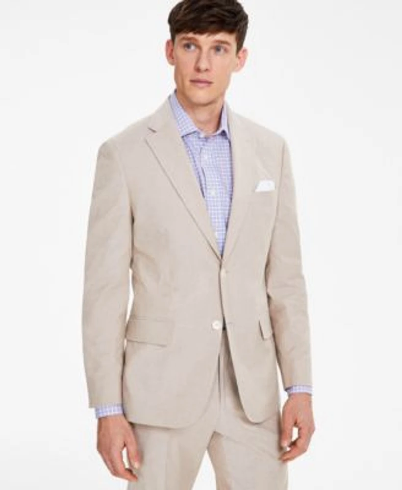 Tommy Hilfiger Mens Modern Stretch Chambray Suit Separates