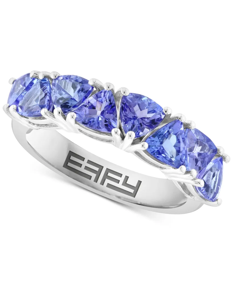 Effy Tanzanite Trillion Ring (2-1/20 ct. t.w.) in Sterling Silver