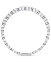 Diamond Bezel Semi-Eternity Band (1/3 ct. t.w.) 14k Gold