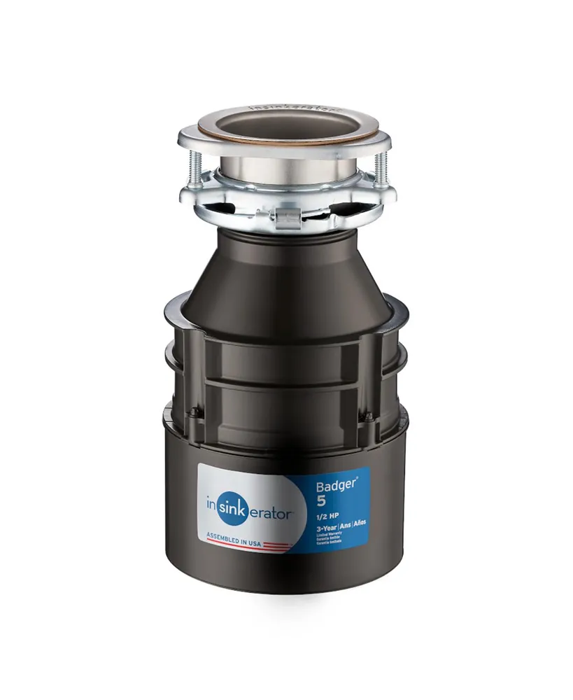 InSinkErator Badger 5 Garbage Disposal, 1/2 Hp