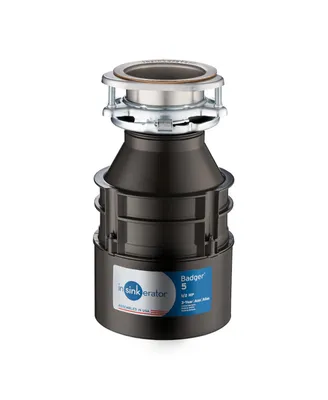 Badger 5 Garbage Disposal, 1/2 Hp