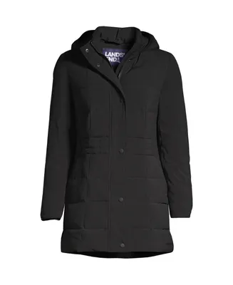 Lands' End Petite Quilted Stretch Down Coat
