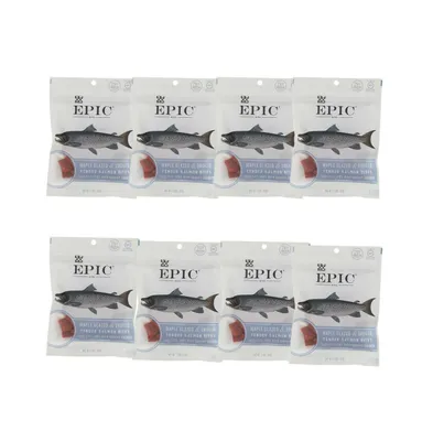 Epic - Jerky Bites - Salmon Maple Dill - Case of 8 - 2.5 oz.