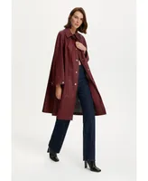 Nocturne Women's Denim Trench Coat