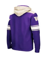 Men's Colosseum Purple Washington Huskies 2.0 Lace-Up Hoodie