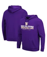 Men's Colosseum Purple Washington Huskies Lantern Pullover Hoodie