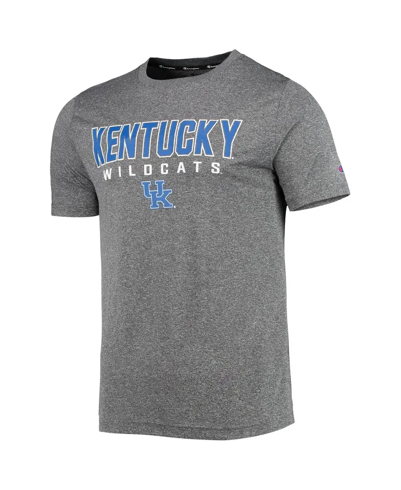 Men's Champion Gray Kentucky Wildcats Stack T-shirt