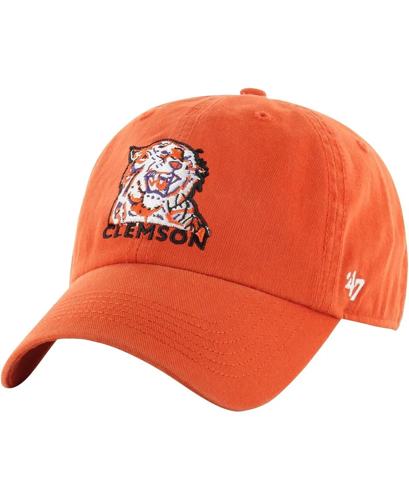 Men's '47 Brand Orange Clemson Tigers Franchise Fitted Hat