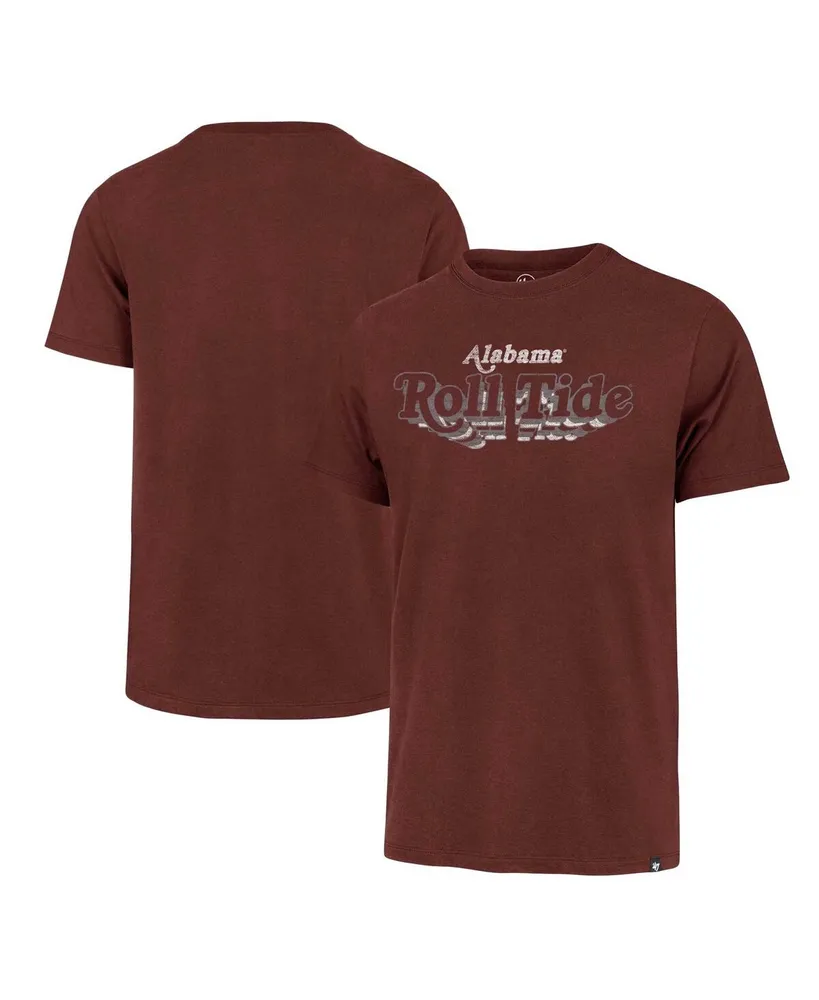 Men's '47 Brand Crimson Distressed Alabama Tide Article Franklin T-shirt