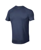 Men's Under Armour Navy Jackson State Tigers 2023 Sideline Performance Raglan T-shirt