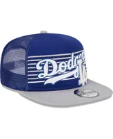 Men's New Era Royal Los Angeles Dodgers Speed Golfer Trucker Snapback Hat