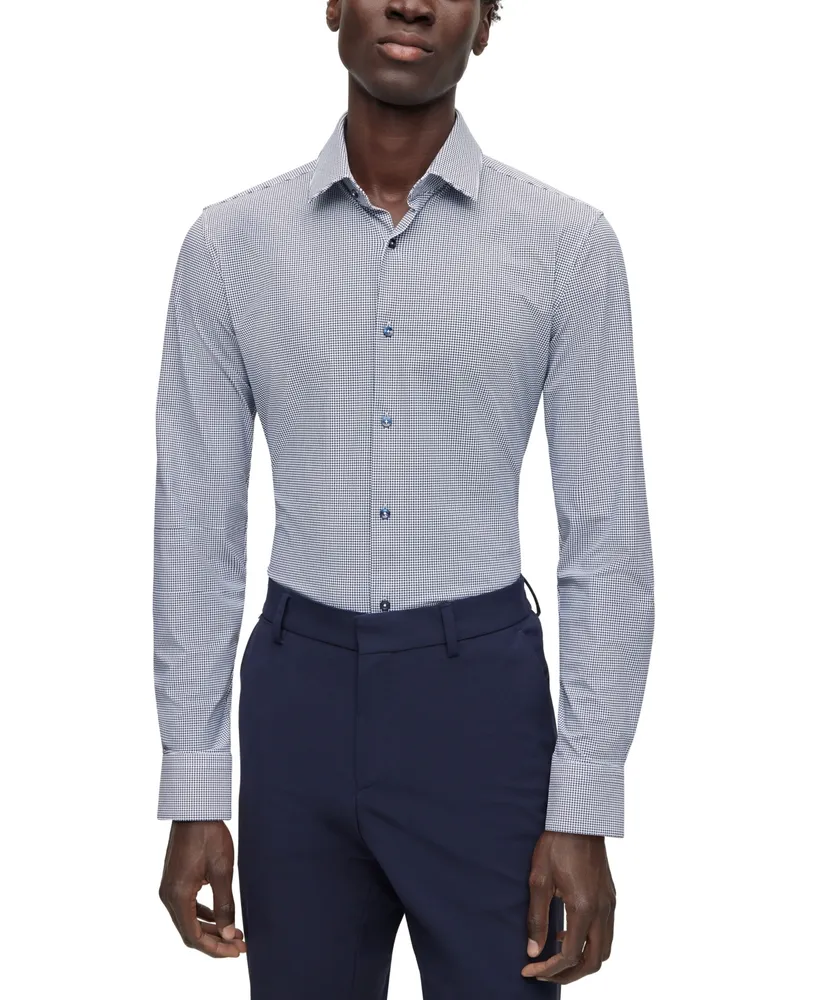 Hugo Boss Boss by Hugo Men's Performance-Stretch Slim-Fit Shirt