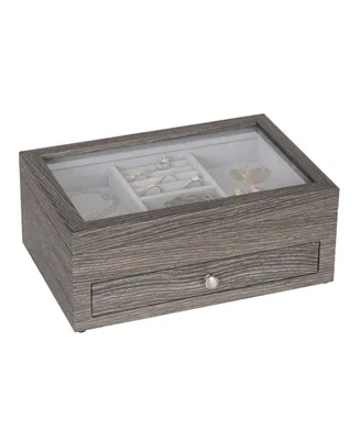 Mele & Co Ardene Jewelry Storage Case Woodgrain Veneer