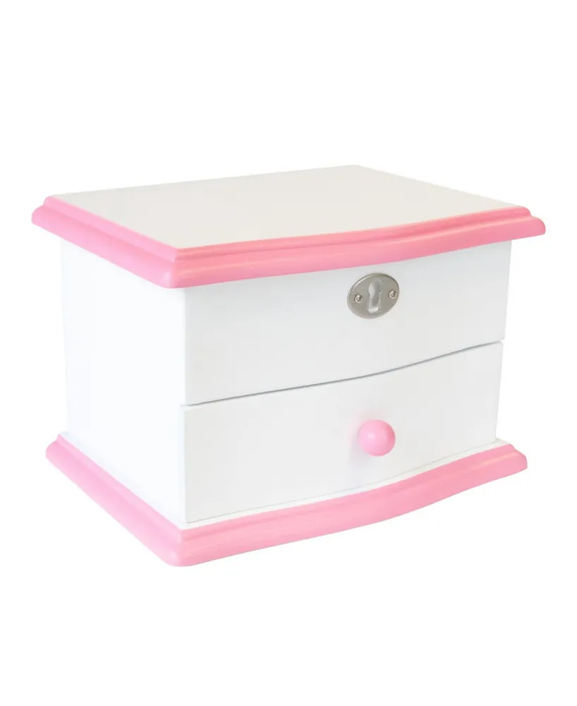 Mele & Co Wooden Musical Ballerina Jewelry Box, Katie