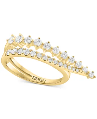 Effy Diamond Open V Statement Ring (5/8 ct. t.w.) in 14k Gold