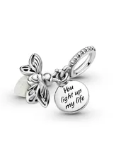 Pandora Sterling Silver Glow-in-the-Dark Firefly Dangle Charm