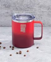 Cambridge Robert Irvine Red Ombre Insulated Coffee Mug, 16 oz