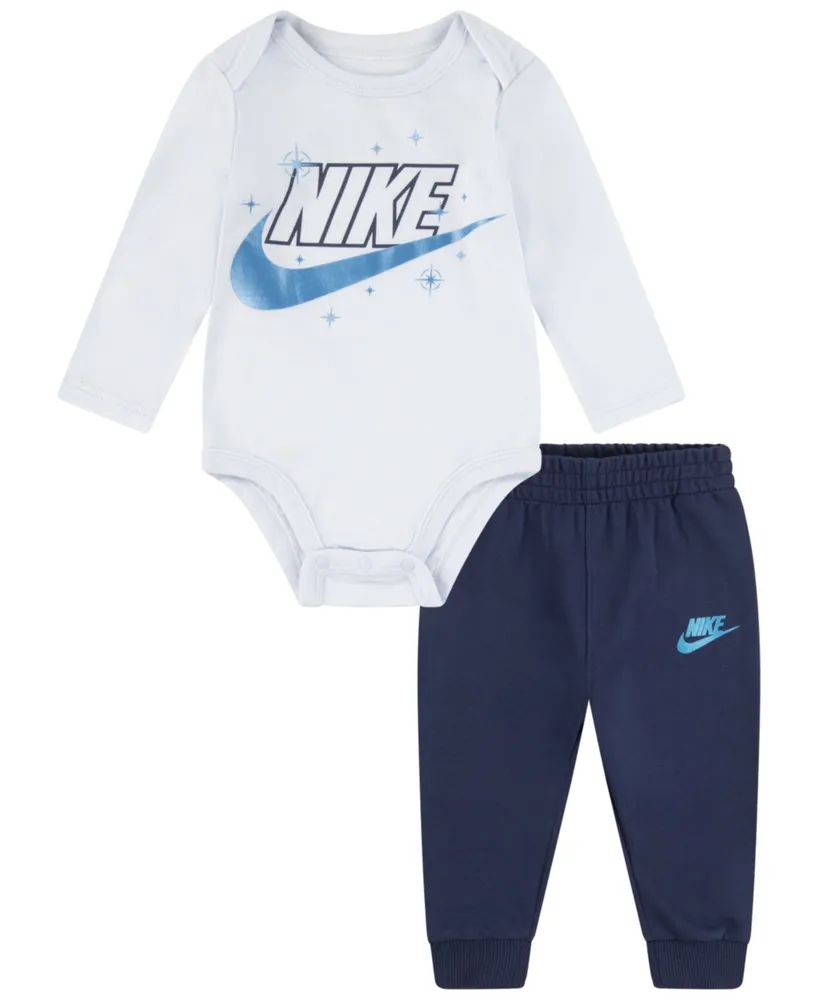 Nike Baby Boys Icon Cotton Bodysuit and Joggers