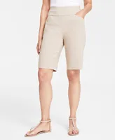 I.n.c. International Concepts Women's Mid Rise Pull-On Bermuda Shorts