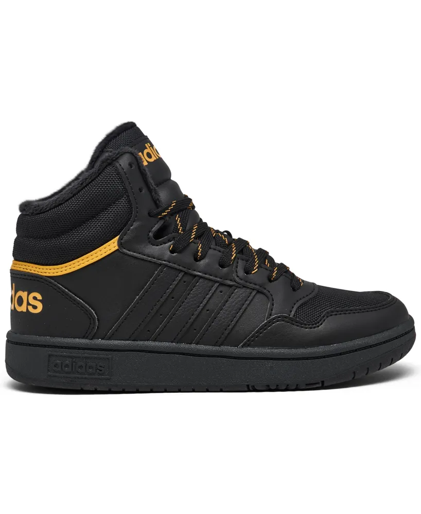 adidas Little Kids Hoops 3.0 Mid Classic Casual Sneakers from Finish Line