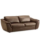 Closeout! Jennard 91" Leather Sofa, Created for Macy's