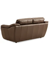 Closeout! Jennard 71" Leather Loveseat, Created for Macy's