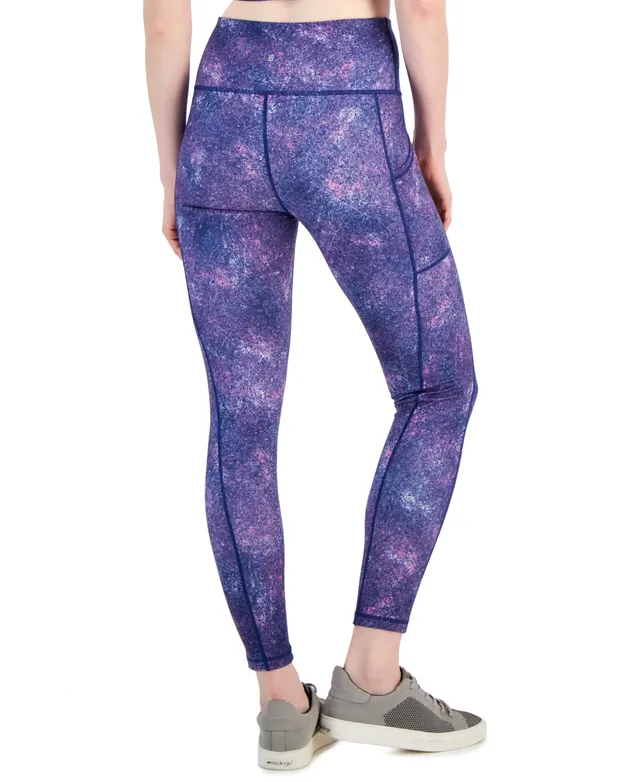 ID Ideology Women's Compression Printed Crop Side-Pocket Leggings, Created  for Macy's - Macy's