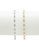 Diamond Bar Link Bracelet (1/2 ct. t.w.) 10k Gold