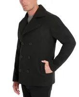 Kenneth Cole Men's Double-Breasted Peacoat