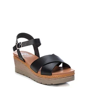 Xti Women's Wedge Cross Strap Sandals By