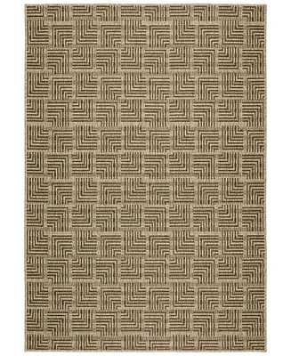 D Style Nusa Outdoor NSA10 1'8" x 2'6" Area Rug