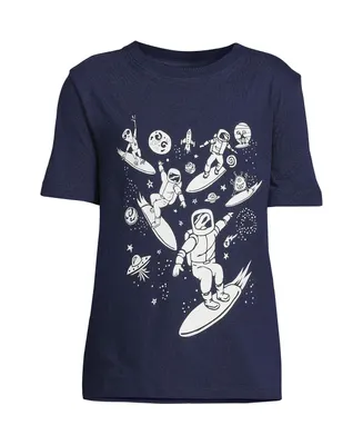 Lands' End Boys Short Sleeve Graphic Tee