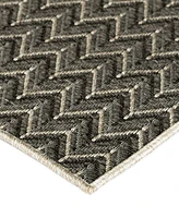 Dalyn Bali Outdoor BB1 2'3" x 7'5" Runner Area Rug