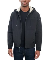 Lucky Brand Men's Fleece-Lined Zip-Front Hooded Jacket