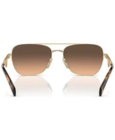 Prada Rectangular Women's Sunglasses, Gradient Pr A50S