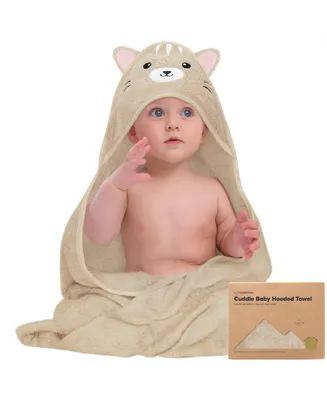 Cuddle Baby Hooded Towel, Organic Bath Towels, Beach Towel for Newborn, Kids